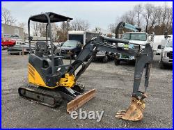 2008 John Deere 17D Used Mini Ex Excavator Diesel Compact Rubber Track Machine