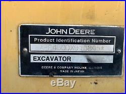 2008 John Deere 450LC Excavator 2 Buckets, Grapple, & Root Rake (dfaz)