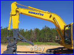 2008 Komatsu PC200LC-8 Hydraulic Excavator Tractor A/C Cab Diesel Thumb bidadoo