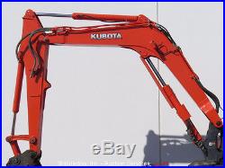 2008 Kubota KX080-3 Mini Excavator Rubber Tracks A/C Cab Angle Blade Aux Hyd