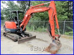 2008 Kubota KX121-3 Hydraulic Mini Excavator Rubber Tracks Hyd Thumb bidadoo