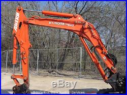 2008 Kubota KX91-3S2 Mini Excavator Swing Blade Rubber Tracks Backhoe bidadoo