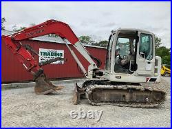 2008 Link-Belt 80 Spin Ace Hydraulic Midi Excavator with Cab Thumb Coupler 4600Hrs