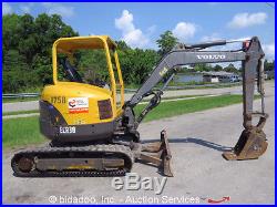 2008 Volvo ECR38 Hydraulic Mini Excavator Rubber Tracks Diesel bidadoo