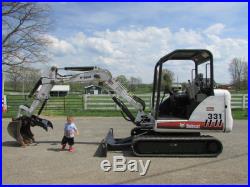 2009 Bobcat 331g Mini Excavator / New Hdraulic Thumb / 40hp Kubota / 2029 Hours