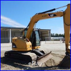 2009 Caterpillar 308CCR Hydraulic Midi Excavator with Cab Only 2900 Hours