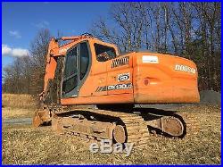 2009 DOOSAN DX180LC EXCAVATOR ENCLOSED, THUMB, 2 BUCKETS LOW COST SHIPPING RATES