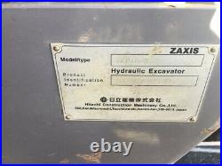 2009 Hitachi ZX75 Hydraulic Midi Excavator with Cab & Coupler Super Clean