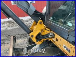 2009 John Deere 35D Hydraulic Mini Excavator with Cab & Thumb Only 3500 Hours