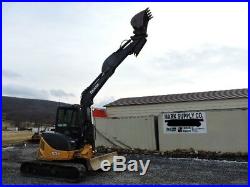 2009 John Deere 50D Rubber Track Mini Excavator Cab Heat Air Thumb 2 Speed VIDEO