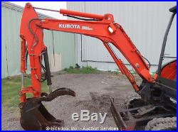 2009 Kubota KX71-3S Mini Excavator Rubber Tracks Backhoe Hydraulic Thumb
