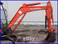 2009 Kubota KX71-3S Mini Excavator Rubber Tracks Backhoe Hydraulic Thumb