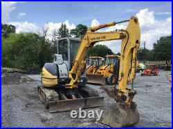 2009 New Holland EH50B Hydraulic Mini Excavator with Cab Thumb Only 2800 Hours