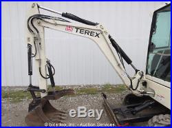 2009 Terex TC37 Mini Excavator Rubber Tracks Backhoe Aux Hyd Spare 12 Bucket
