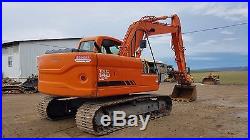 2009 Terex TXC140 LC-2 Excavator with Hydraulic Thumb Diesel Rubber Track Hoe Cab