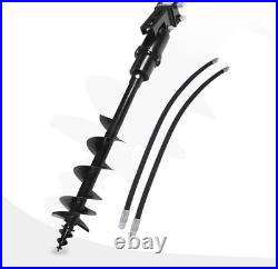 200mm Auger Drill For 1Ton-2Ton Mini Excavator Attachments With Hoses 200mm Auger Drill For 1Ton-2Ton Mini Excavator Attachments With Hoses