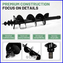 200mm Auger Drill For 1Ton-2Ton Mini Excavator Attachments With Hoses 200mm Auger Drill For 1Ton-2Ton Mini Excavator Attachments With Hoses