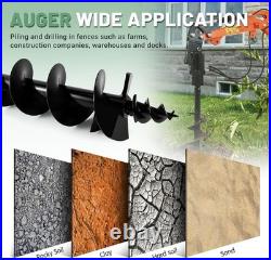 200mm Auger Drill For 1Ton-2Ton Mini Excavator Attachments With Hoses 200mm Auger Drill For 1Ton-2Ton Mini Excavator Attachments With Hoses