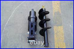 200mm Diameter Auger Drill with Hoses Pins for 1Ton-1.5Ton Mini Excavator