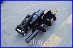 200mm Diameter Auger Drill with Hoses Pins for 1Ton-1.5Ton Mini Excavator