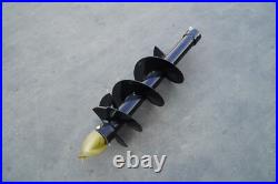 200mm Diameter Auger Drill with Hoses Pins for 1Ton-1.5Ton Mini Excavator