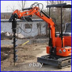 200mm Diameter Hydraulic Auger Drill With Hoses For 1-1.5Ton Mini Excavator New 200mm Diameter Hydraulic Auger Drill With Hoses For 1-1.5Ton Mini Excavator New