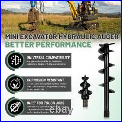 200mm Hydraulic Auger Drill For 1-2 Tons chinese Mini Excavator Attachments 200mm Hydraulic Auger Drill For 1-2 Tons chinese Mini Excavator Attachments