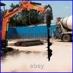 200mm Mini Excavator Attachments Auger Drill Hydraulic Auger for 1-2 Tons 200mm Mini Excavator Attachments Auger Drill Hydraulic Auger for 1-2 Tons