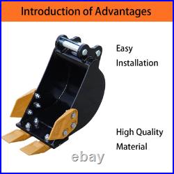 200mm Narrow Bucket Attachment For Mini Excavators Small Diggers USA Stock New