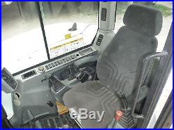 2010 BOBCAT E80 HYDRAULIC MINI EXCAVATOR With CAB / AIR / HEAT! YANMAR DIESEL