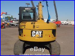 2010 Caterpillar Cat 308D CR Midi Excavator Hydraulic Thumb A/C Cab Dozer Blade