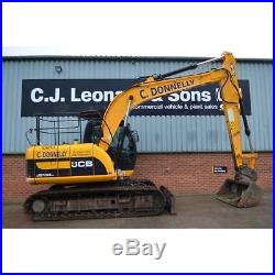 2010 Jcb Js130lc Excavator With Blade Crawler 5403 Hours