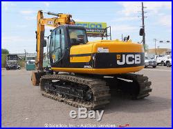 2010 JCB JS190LC Hydraulic Excavator Cold A/C Enclosed Cab Street Pads Isuzu