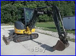 2010 John Deere 27d Mini Excavator With Heated And Air Conditioned Cab-1415 Hour
