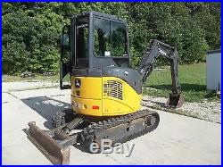 2010 John Deere 27d Mini Excavator With Heated And Air Conditioned Cab-1415 Hour