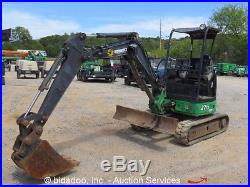 2010 John Deere 27D Mini Excavator Rubber Tracks Aux Hyd Backhoe bidadoo 2010 John Deere 27D Mini Excavator Rubber Tracks Aux Hyd Backhoe bidadoo
