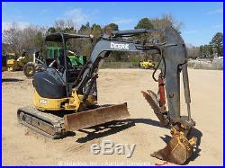 2010 John Deere 35D Mini Excavator Rubber Tracks Backhoe Aux Hyd Thumb Diesel