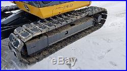 2010 John Deere 75D Midi Excavator Hydraulic Diesel Track Hoe Rubber Road Pads