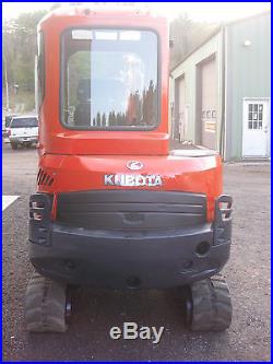2010 Kubota Kx91-3s2 Mini Excavator, Thumb, Angle Blade, Bucket, Cab, Heat, Clean