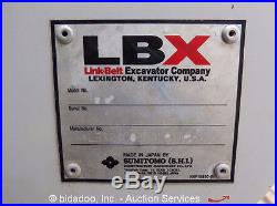 2010 Link Belt 240x2 Long Reach Hydraulic Excavator 60 Bucket Cab A/C 26' Stick