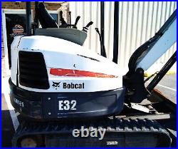 2011 Bobcat E32 Mini Excavator 2-Spd 60 Backfill Blade PRE-EMISSIONS 1966 HOUR