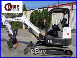 2011 Bobcat E32 Mini Excavator Auxiliary Hydraulics with Thumb Diesel