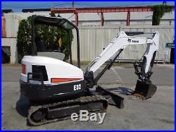 2011 Bobcat E32 Mini Excavator Auxiliary Hydraulics with Thumb Diesel