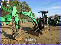 2011 Bobcat E32 Mini Excavator Rubber Tracks Backhoe Aux Hyd Kubota Diesel