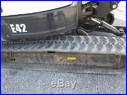 2011 Bobcat E42 Mini Excavator, 1241 Hours, 42 HP Diesel, Hydraulic Thumb, OROPS