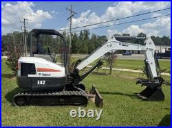 2011 Bobcat E42 Mini Excavator With Hydraulic Thumb