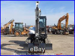 2011 Bobcat E45 Mini Excavator Rubber Tracks Cab Backhoe Hydraulic Thumb