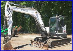 2011 Bobcat E80 Midi Excavator with Cab & Hydraulic Thumb. Coming In Soon