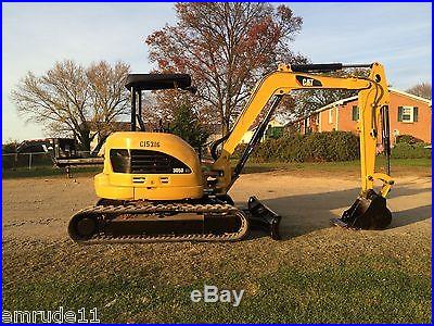 2011 CAT 305D CR HYDRAULIC EXCAVATOR RUBBER TRACK BOB CAT TRACTOR BACKHOE