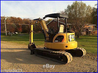 2011 CAT 305D CR HYDRAULIC EXCAVATOR RUBBER TRACK BOB CAT TRACTOR BACKHOE